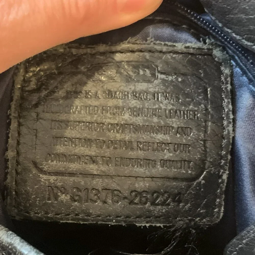 Black Coach Purse - Picture 6 of 8
